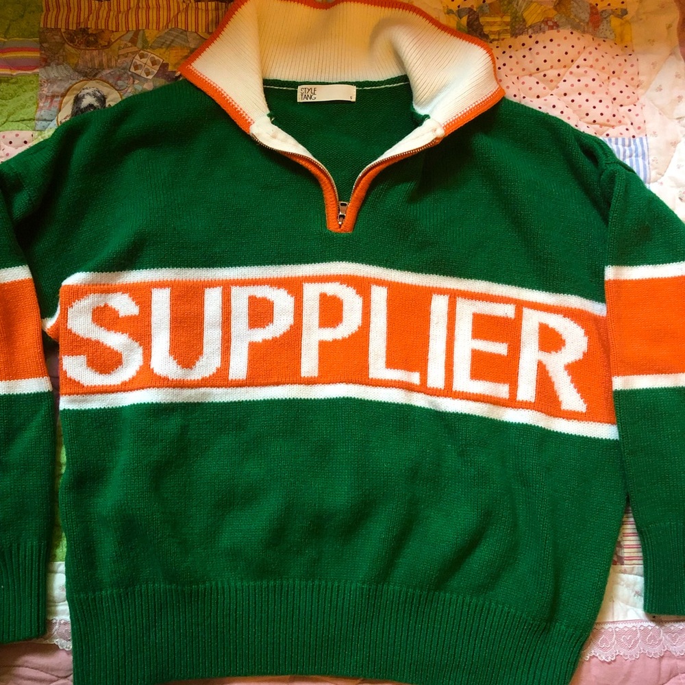 Vintage-style Style Tang Sweater
